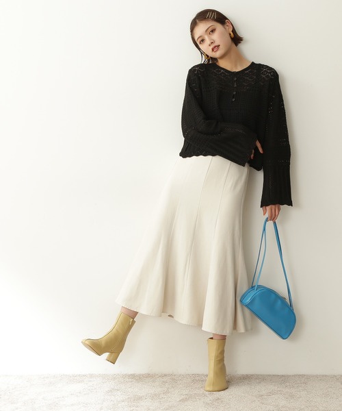 N.（N. Natural Beauty Basic）（エヌエヌナチュラルビューティーベーシック）の「【松井愛莉さん着用】◆パニーニショルダーバッグ（ショルダーバッグ・レディース・ブラック/ブルー/キャメル・ﾌﾘ-）」の14枚目の写真