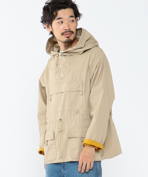 BEAMS PLUS（ビームスプラス）の「BEAMS PLUS / コットン ユーロ スポーツアノラック（その他アウター・メンズ・レッド/ベージュ/マスタード/グリーン・XL/L/S/M）」の10枚目の写真