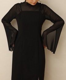 one after another NICE CLAUP | レイヤードスタイルにもおすすめ 袖フレアシアーインナー(Tシャツ/カットソー)