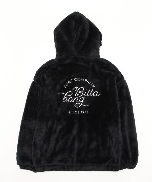 BILLABONG（ビラボン）の「BILLABONG/ビラボン  ビッグシルエット/オーバーサイズ/ボアフルジップジャケット   BC014-758（ムートンコート・レディース・ホワイト/ブラック/グリーン・M/L）」の6枚目の写真
