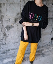 SUGGESTION | SUGGESTION　クラシカルロゴ刺繍裏毛トレーナー(スウェット)