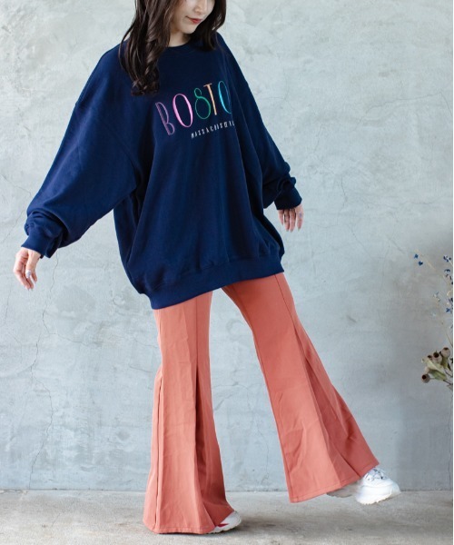 SUGGESTION（サジェッション）の「SUGGESTION　クラシカルロゴ刺繍裏毛トレーナー 2022AW（スウェット・メンズ・ホワイト/ブラック/ネイビー/杢グレー・M/L）」の20枚目の写真