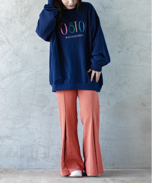 SUGGESTION（サジェッション）の「SUGGESTION　クラシカルロゴ刺繍裏毛トレーナー 2022AW（スウェット・メンズ・ホワイト/ブラック/ネイビー/杢グレー・M/L）」の22枚目の写真