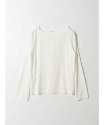 MIDIUMISOLID for Ladies ボートネックインナープルオーバー