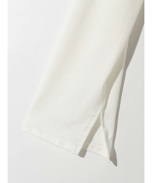 MIDIUMISOLID(ミディウミソリッド)の「MIDIUMISOLID for Ladies ボートネックインナープルオーバー(Tシャツ/カットソー・レディース・ブラック/オフホワイト/グレー/グリーン・FREE)」の13枚目の写真