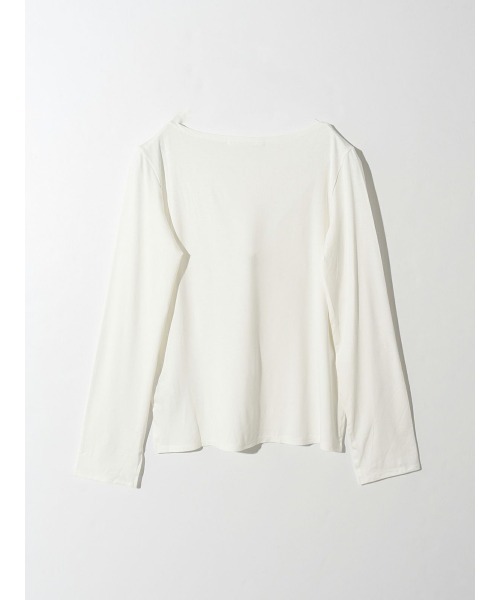 tシャツ MIDIUMISOLID for Ladies ボートネックインナープルオーバー レディース MIDIUMISOLID for Ladies ボートネックインナープルオーバー（T