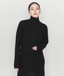 ASTRAET | ＜ASTRAET＞W 5G ソデスリット ハイネックニット(ニット/セーター)