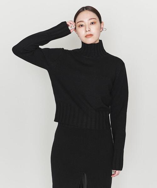 ASTRAET（アストラット）の「＜ASTRAET＞W 5G ハイネックニット（ニット/セーター・レディース・ブラック/ブラウン・FREE）」の3枚目の写真