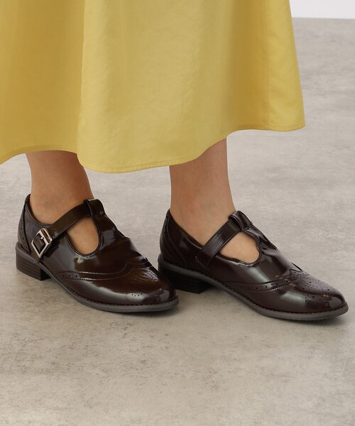 THE SHOP TK （ザ ショップ ティーケー ）の「◆【CLUEL 9月号掲載】メダリオンシューズ（その他シューズ・レディース・ブラック/ダークブラウン・35/45/25）」の3枚目の写真