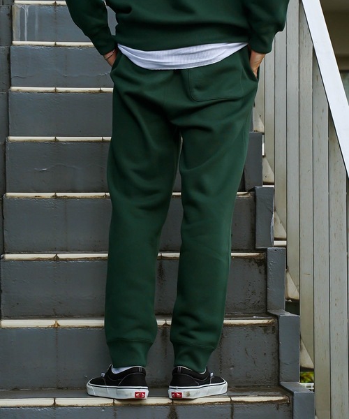 Champion（チャンピオン）の「【CHAMPION/チャンピオン】裏起毛スウェットパンツ テーパードシルエット 裾口リブ仕様　 サスティナブル素材（スウェットパンツ・メンズ・ブラック/ネイビー/杢グレー/ダークグリーン・X-LARGE/LARGE/MEDIUM）」の22枚目の写真