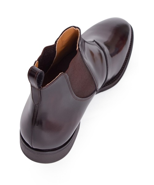 TORNADO MART（トルネードマート）の「HIGH STREET∴ガラスレザーサイドゴア（ブーツ・メンズ・ダークブラウン系・M/S）」の5枚目の写真