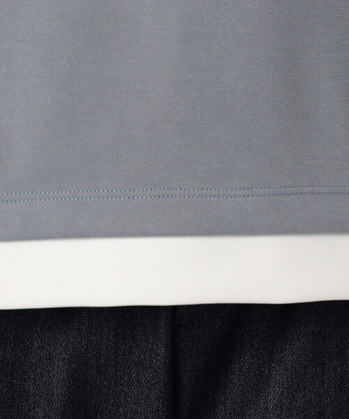 COMME CA ISM（コムサイズム）の「フェイクレイヤード Tシャツ（Tシャツ/カットソー・メンズ・ホワイト/ブラック/ミント/チャコール/ライトグレー/ワイン・MEDIUM/LARGE）」の21枚目の写真