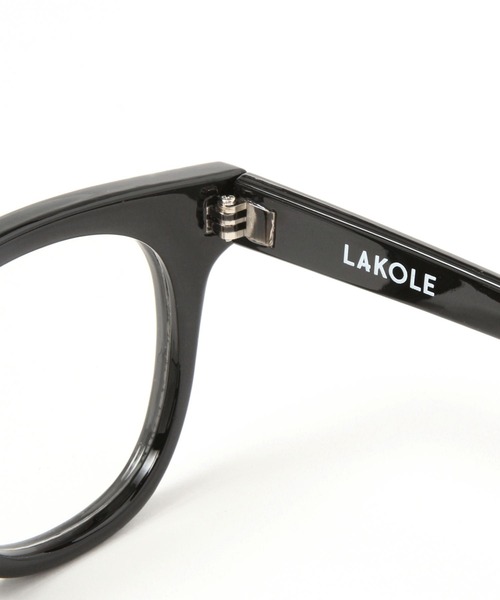 LAKOLE（ラコレ）の「ワイドフレームウェリントングラス / 167518（メガネ・レディース・その他4/グレー/イエロー・FREE）」の4枚目の写真