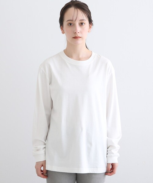 INDIVI(インディヴィ)の「【WORLD for the World】バックフォト ロングTシャツ(Tシャツ/カットソー・レディース・ホワイト・13/38/05)」の14枚目の写真
