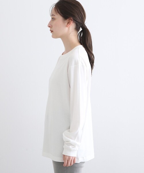 INDIVI(インディヴィ)の「【WORLD for the World】バックフォト ロングTシャツ(Tシャツ/カットソー・レディース・ホワイト・13/38/05)」の13枚目の写真