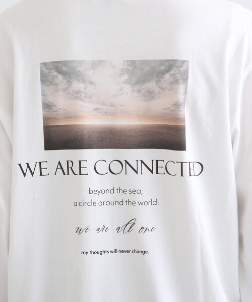INDIVI(インディヴィ)の「【WORLD for the World】バックフォト ロングTシャツ(Tシャツ/カットソー・レディース・ホワイト・13/38/05)」の9枚目の写真