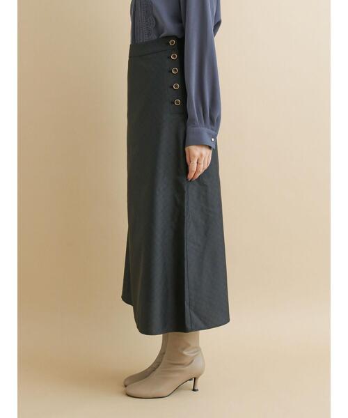 Te chichi（テチチ）の「キルティングジャカードフレアスカート（スカート・レディース・ブラック/ブラウン・SMALL/MEDIUM）」の17枚目の写真