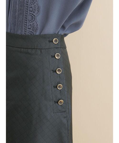 Te chichi（テチチ）の「キルティングジャカードフレアスカート（スカート・レディース・ブラック/ブラウン・SMALL/MEDIUM）」の19枚目の写真
