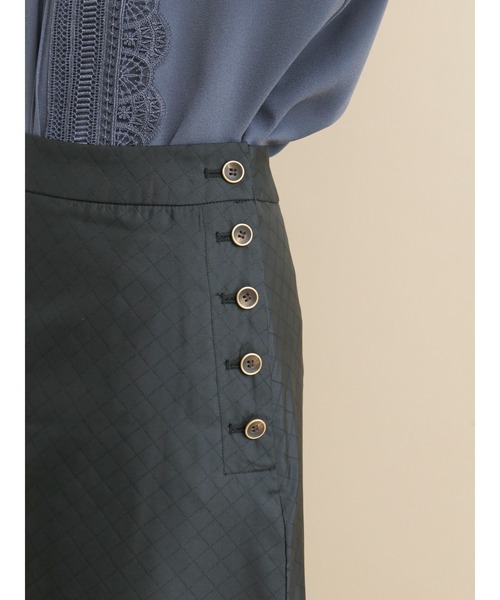 Te chichi（テチチ）の「キルティングジャカードフレアスカート（スカート・レディース・ブラック/ブラウン・SMALL/MEDIUM）」の11枚目の写真