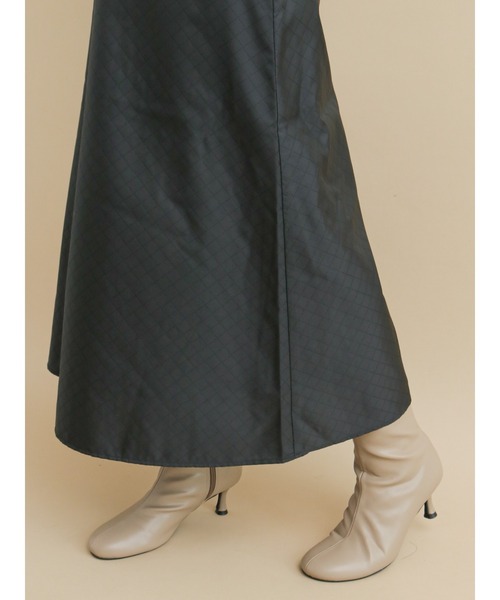 Te chichi（テチチ）の「キルティングジャカードフレアスカート（スカート・レディース・ブラック/ブラウン・SMALL/MEDIUM）」の12枚目の写真