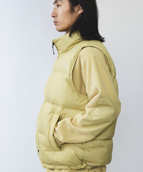 FIRST DOWN(ファーストダウン)の「First Down/ファーストダウン DOWN VEST PERTEX QUANTUM ダウンベスト(ダウンベスト・メンズ・イエロー/スミクロ/オリーブ・M/L/XL)」の5枚目の写真