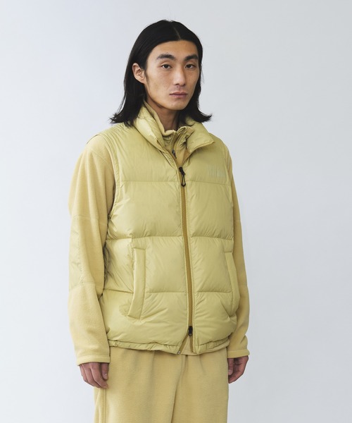 FIRST DOWN(ファーストダウン)の「First Down/ファーストダウン DOWN VEST PERTEX QUANTUM ダウンベスト(ダウンベスト・メンズ・イエロー/スミクロ/オリーブ・M/L/XL)」の6枚目の写真