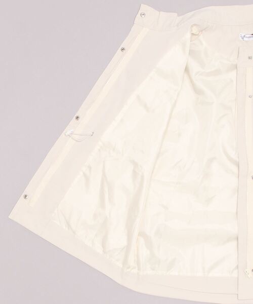 WEGO(ウィゴー)の「WEGO/リボンウエストシャーリングブルゾン(ミリタリージャケット・レディース・パープル/ホワイト・FREE)」の4枚目の写真