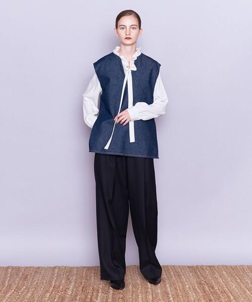 【きみさま専用】AEWEN MATOPH イウエンマトフ デニムベスト ジレ きみさま専用】AEWEN MATOPH イウエンマトフ デニムベスト ジレ