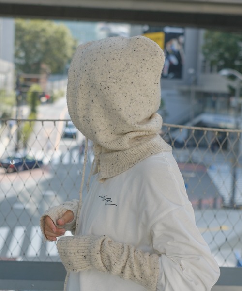 Kastane（カスタネ）の「【UNISEX】SIXSENCE FLOWERロンT（Tシャツ/カットソー・レディース・オフホワイト/ブラック・M/XL）」の15枚目の写真