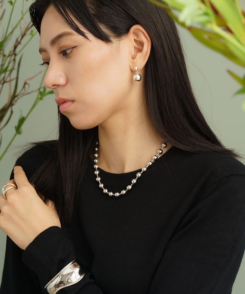 ANOH(アノー)の「【Silver925】ボールピアス(ピアス(両耳用)・レディース・シルバー/ゴールド・FREE)」の7枚目の写真