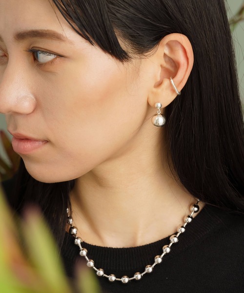 ANOH(アノー)の「【Silver925】ボールピアス(ピアス(両耳用)・レディース・シルバー/ゴールド・FREE)」の13枚目の写真