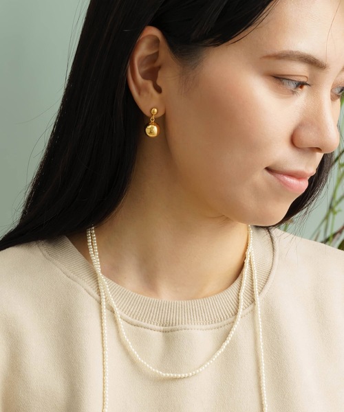 ANOH(アノー)の「【Silver925】ボールピアス(ピアス(両耳用)・レディース・シルバー/ゴールド・FREE)」の17枚目の写真