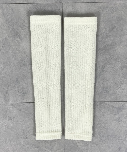 me+em select(ミームセレクト)の「肘丈リブアームウォーマー(アームカバー・レディース・アイボリー/ブラック/グレー/チャコールグレー・FREE)」の11枚目の写真