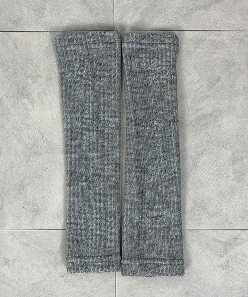 me+em select(ミームセレクト)の「肘丈リブアームウォーマー(アームカバー・レディース・アイボリー/ブラック/グレー/チャコールグレー・FREE)」の6枚目の写真