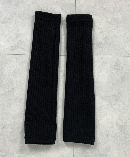 me+em select(ミームセレクト)の「肘丈リブアームウォーマー(アームカバー・レディース・アイボリー/ブラック/グレー/チャコールグレー・FREE)」の13枚目の写真