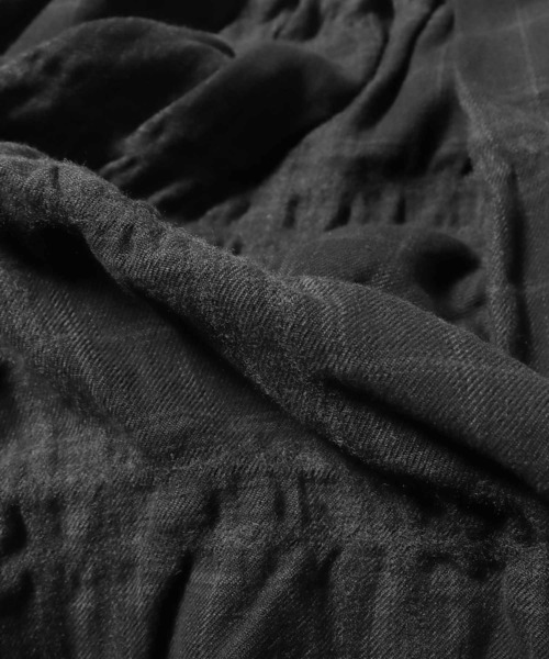 HARVESTY（ハーベスティ）の「HARVESTY/ハーベスティ イージーカルメンスカートシュリンク ロングスカート（スカート・レディース・ブラック/オリーブ/アイボリー・2/1）」の11枚目の写真