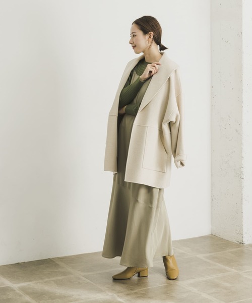 URBAN RESEARCH（アーバンリサーチ）の「ヘム切替キャミワンピース（ワンピース・レディース・ブラック/ベージュ・FREE）」の18枚目の写真