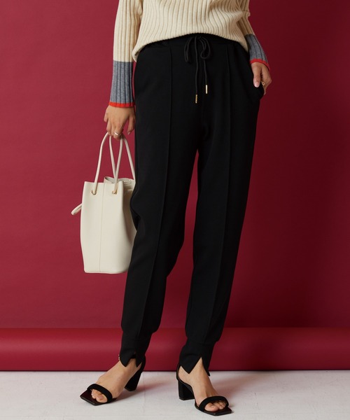 LAVEANGE（ラビアンジェ）の「スリットジョガーパンツ（その他パンツ・レディース・ブラウン/ブラック・3L/L/4L/M/LL）」の13枚目の写真