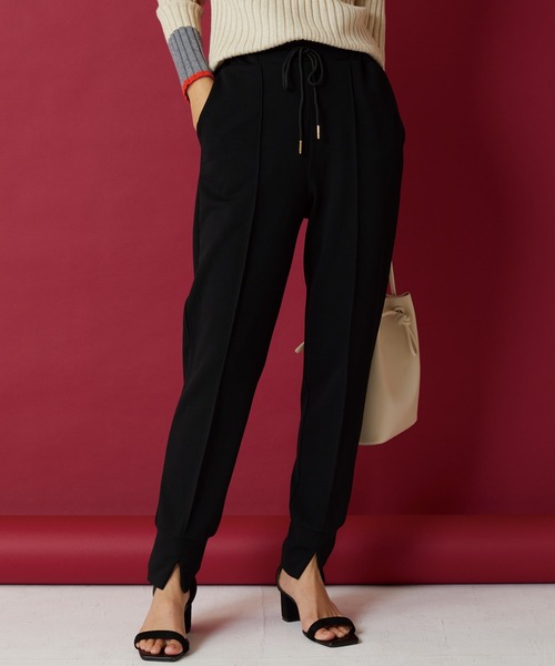 LAVEANGE（ラビアンジェ）の「スリットジョガーパンツ（その他パンツ・レディース・ブラウン/ブラック・3L/L/4L/M/LL）」の12枚目の写真