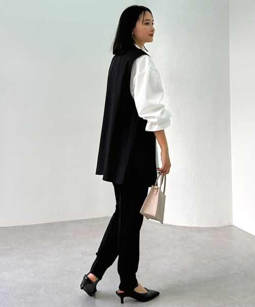 LAVEANGE（ラビアンジェ）の「スリットジョガーパンツ（その他パンツ・レディース・ブラウン/ブラック・3L/L/4L/M/LL）」の9枚目の写真