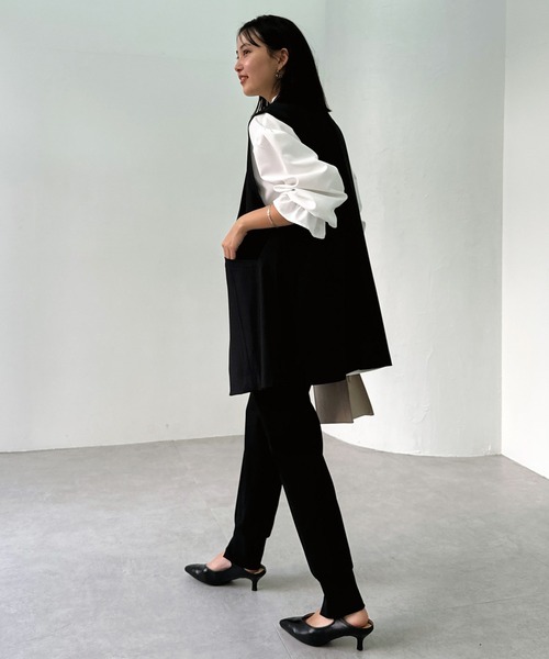 LAVEANGE（ラビアンジェ）の「スリットジョガーパンツ（その他パンツ・レディース・ブラウン/ブラック・3L/L/4L/M/LL）」の10枚目の写真