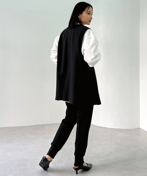 LAVEANGE（ラビアンジェ）の「スリットジョガーパンツ（その他パンツ・レディース・ブラウン/ブラック・3L/L/4L/M/LL）」の11枚目の写真