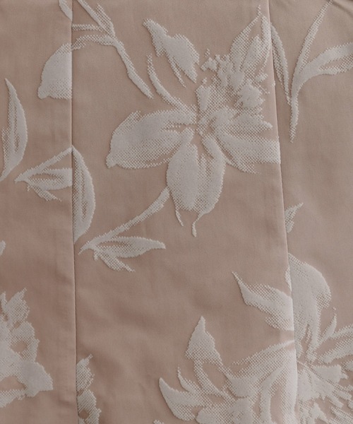 natural couture（ナチュラルクチュール）の「オケージョン対応　大花フロッキーワンピース（ドレス・レディース・ベージュ/ブラック・FREE）」の10枚目の写真