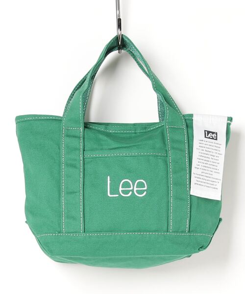 Lee(リー)の「【Lee/リー】ワンポイント刺繍 ヴィヴィットカラー キャンバス ミニトートバッグ/エコバッグ(トートバッグ・レディース・ブラック/オフホワイト/レッド/ピンク/グリーン/ブルー/マスタード・ONE SIZE)」の4枚目の写真