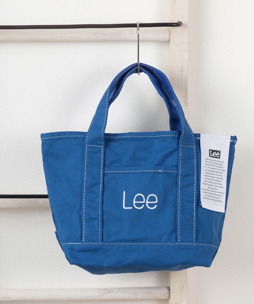 Lee(リー)の「【Lee/リー】ワンポイント刺繍 ヴィヴィットカラー キャンバス ミニトートバッグ/エコバッグ(トートバッグ・レディース・ブラック/オフホワイト/レッド/ピンク/グリーン/ブルー/マスタード・ONE SIZE)」の5枚目の写真