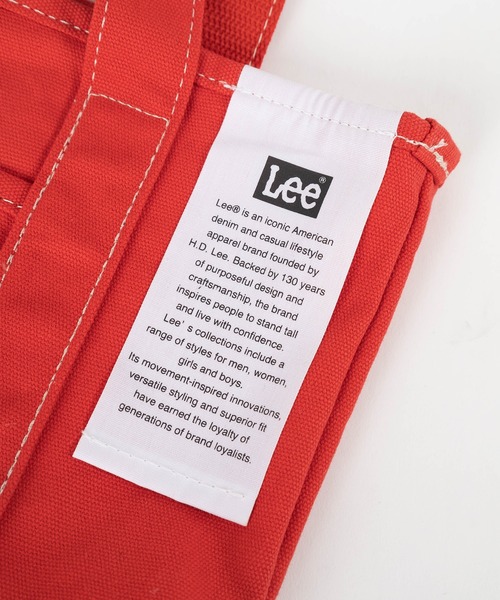 Lee(リー)の「【Lee/リー】ワンポイント刺繍 ヴィヴィットカラー キャンバス ミニトートバッグ/エコバッグ(トートバッグ・レディース・ブラック/オフホワイト/レッド/ピンク/グリーン/ブルー/マスタード・ONE SIZE)」の21枚目の写真