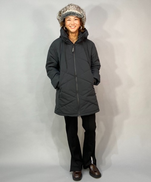 RUSTY（ラスティ）の「RUSTY/ラスティー  ルーズシルエット/ダウンジャケット   952208（ナイロンジャケット・レディース・ブラック/ホワイト・L/M）」の10枚目の写真