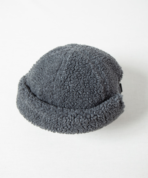 RACAL(ラカル)の「Boa Retro Fleece Roll Cap / ボアレトロフリースロールキャップ(キャップ・メンズ・ブラック/アイボリー/グレー・FREE)」の7枚目の写真