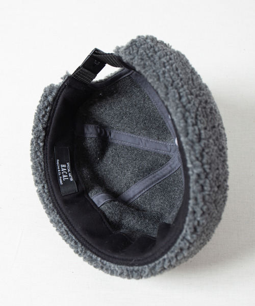 RACAL(ラカル)の「Boa Retro Fleece Roll Cap / ボアレトロフリースロールキャップ(キャップ・メンズ・ブラック/アイボリー/グレー・FREE)」の15枚目の写真