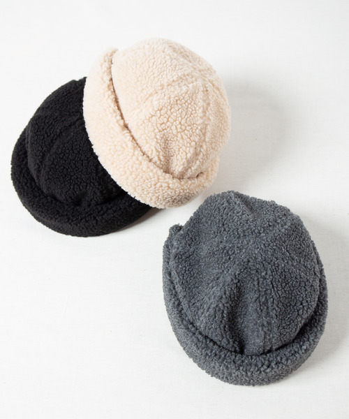 RACAL(ラカル)の「Boa Retro Fleece Roll Cap / ボアレトロフリースロールキャップ(キャップ・メンズ・ブラック/アイボリー/グレー・FREE)」の20枚目の写真